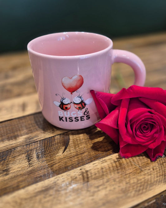 Bugs & Kisses Mug – Ceramic Gift Mug