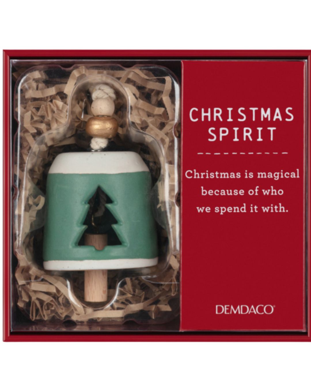 DEMDACO Mini Inspired Christmas Spirit Bell | Christmas Keepsake