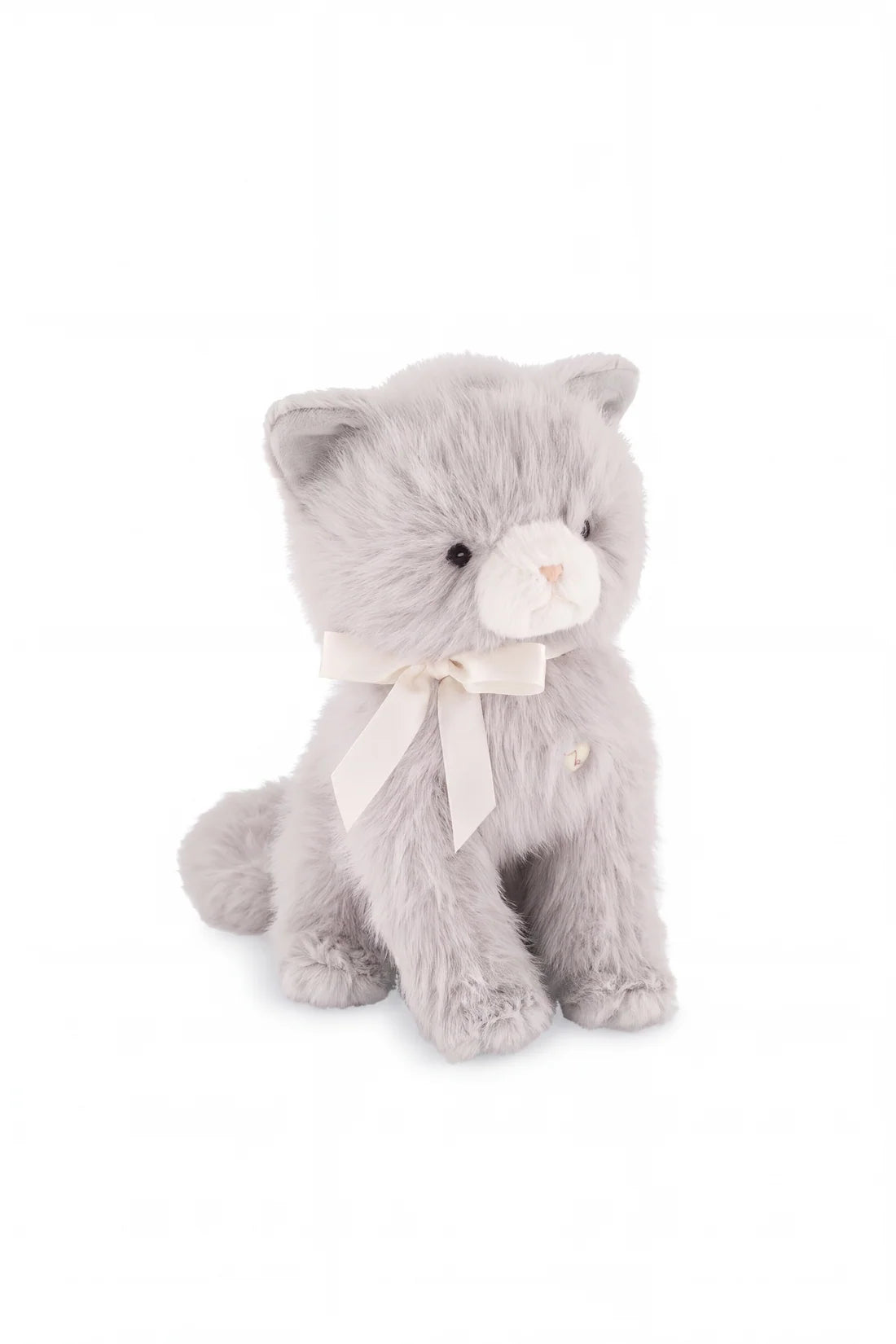 Snuggle Bunnies Moon the Kitty – Soft Grey | Plush Cat Toy