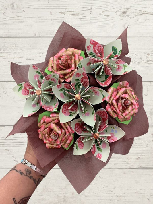 Paper Flower Posy (H14)