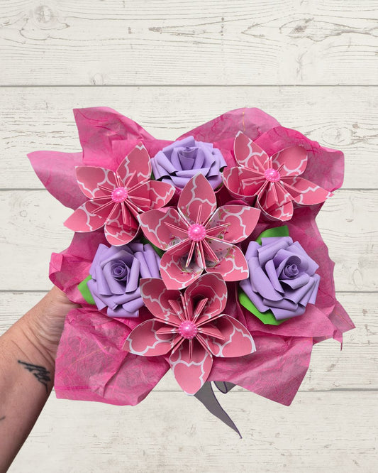 Paper Flower Posy (H11)