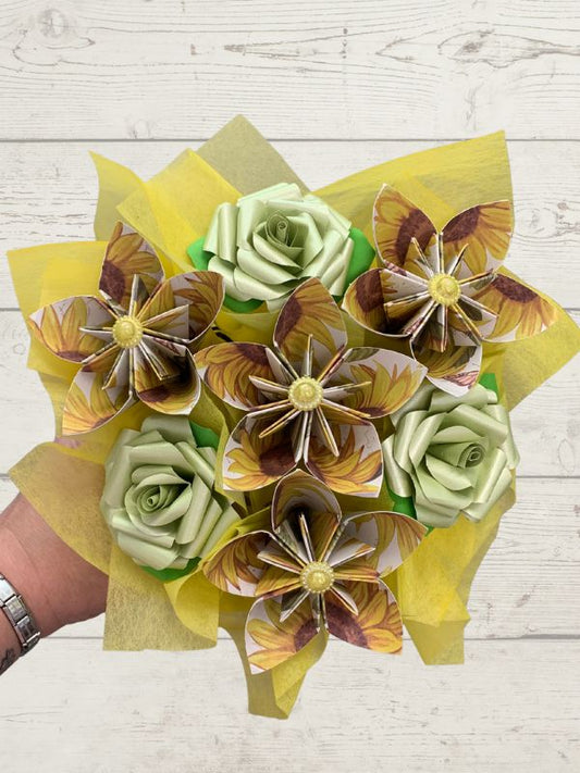 Paper flower posy (H13)