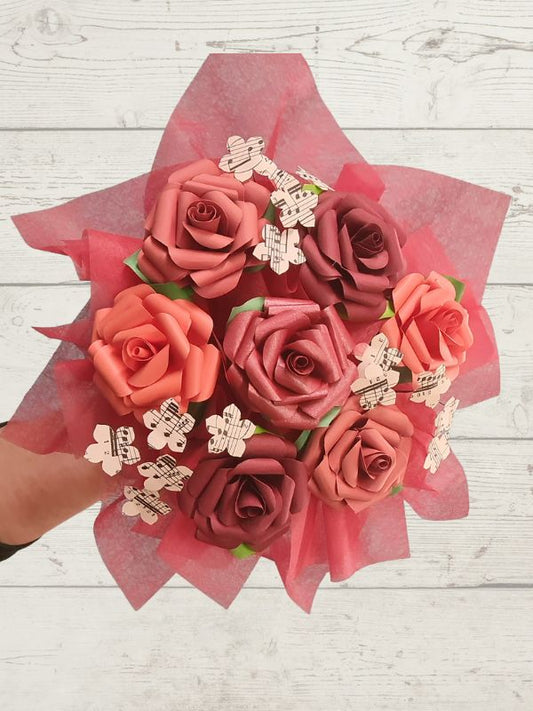 Paper flower posy (1)