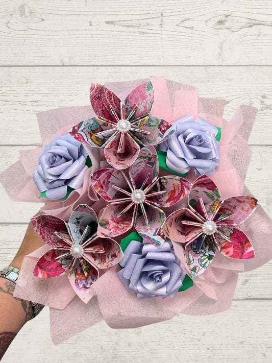 Paper flower posy (12) - (H)