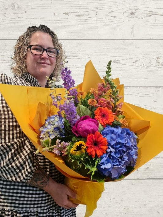 Bright palette bouquet.