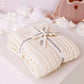 Muslin Blanket with Lace Trim - 2 colours