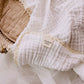 Muslin Blanket with Lace Trim - 2 colours