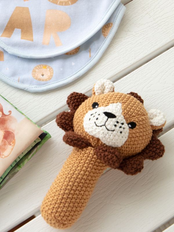 Baby knitted rattle - 3 designs