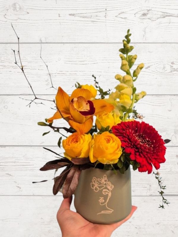 Mindfulness Keepsake mug with florals.