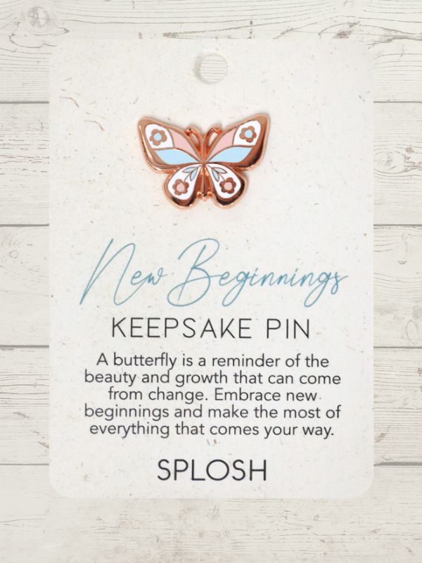 Keepsake pin - New beginnings