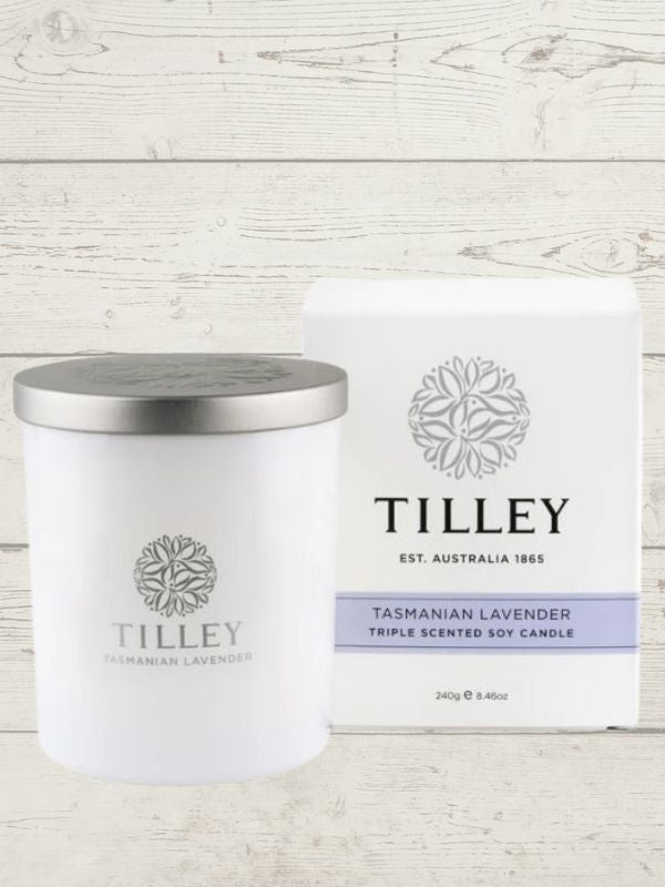 Tilley Soy Scented Candle – Tasmanian Lavender