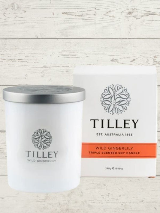 Tilley Soy Scented Candle – Wild Gingerlily