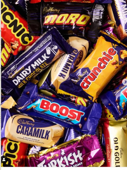 assorted chocolate bars