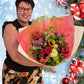 Christmas themed bouquet