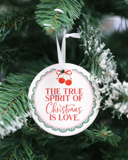 True Spirit of Christmas Decoration | Festive Keepsake Gift