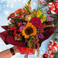 Christmas themed posy box