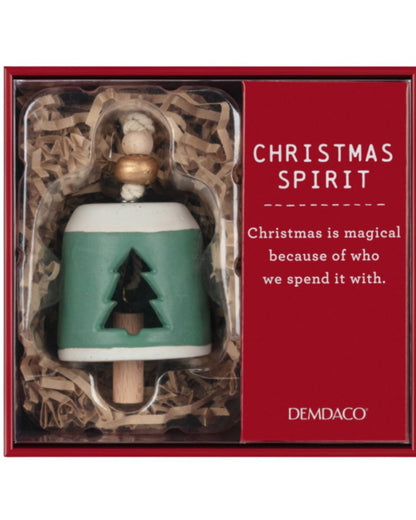 DEMDACO Mini Inspired Christmas Spirit Bell | Christmas Keepsake