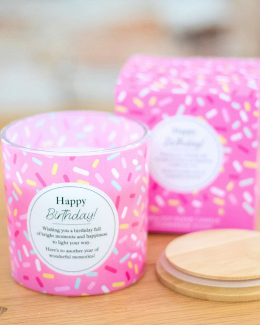 Happy Birthday Scented Candle