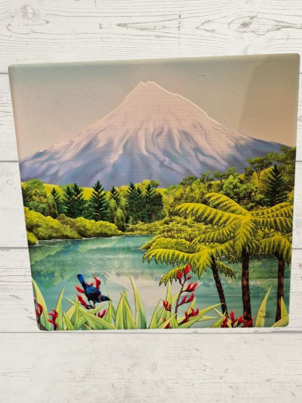 Mount Taranaki ceramic tile