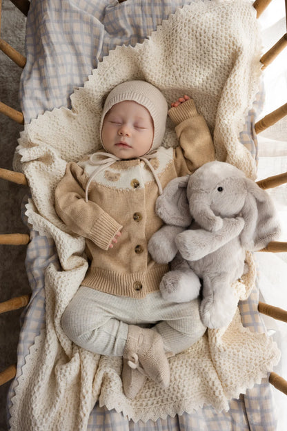 Snuggle Bunnies Olive the Elephant – Grey | Soft Plush Toy