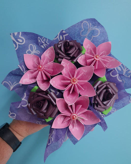 Paper Flower Posy (4)
