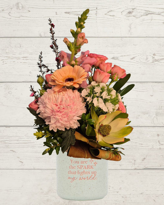 Positivity Pot – World | Fresh Seasonal Flowers