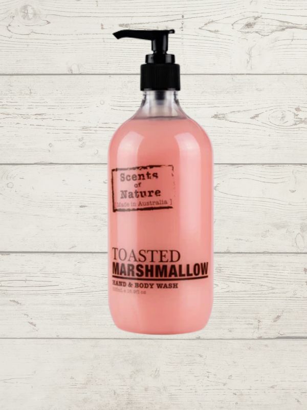 Tilley Scent of Nature body wash in Toasted Marshmallow.