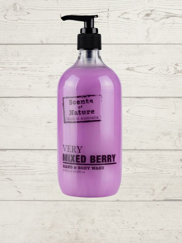 Tilley Scent of Nature body wash in Very Berry.