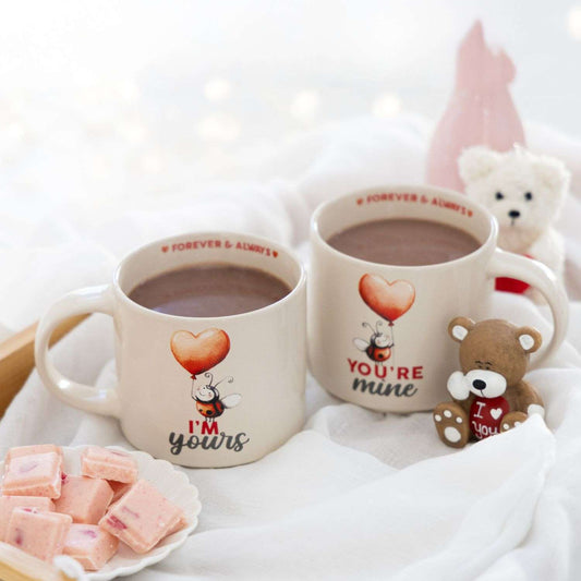 Love Bugs Mug Set – Cute Couple Coffee Mug Gift