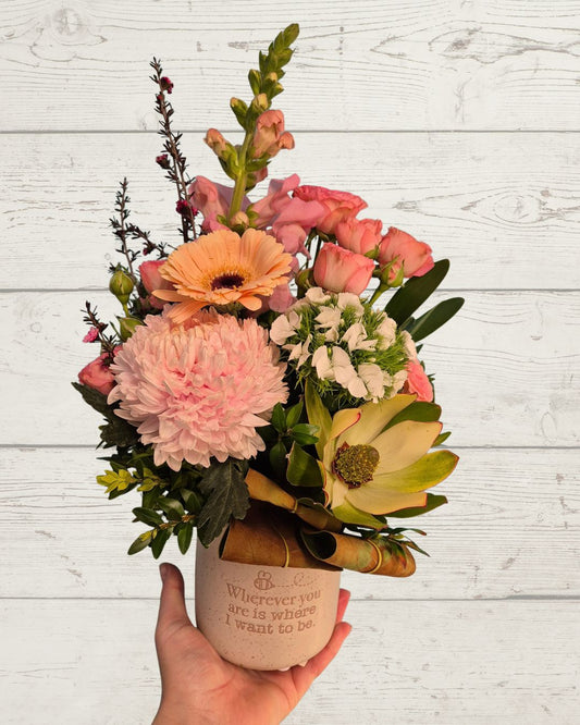 Positivity Pot – Wherever | Fresh Seasonal Flowers