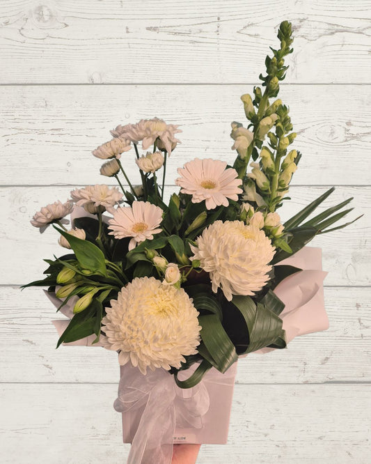 White and Green floral arrangement
