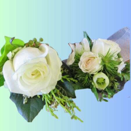 Floral ball corsage & buttonhole