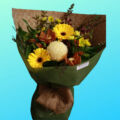 Harakeke wrap bright bouquet
