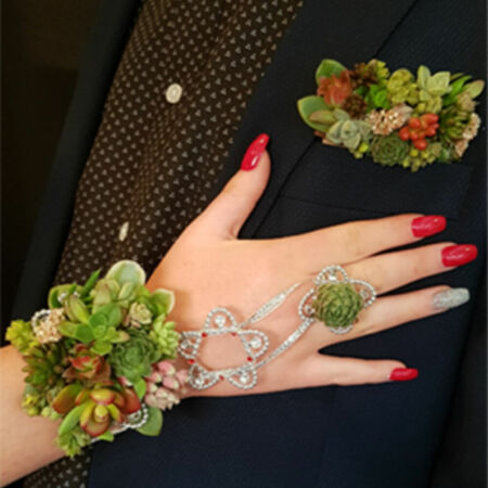 Custom Corsage and buttonhole