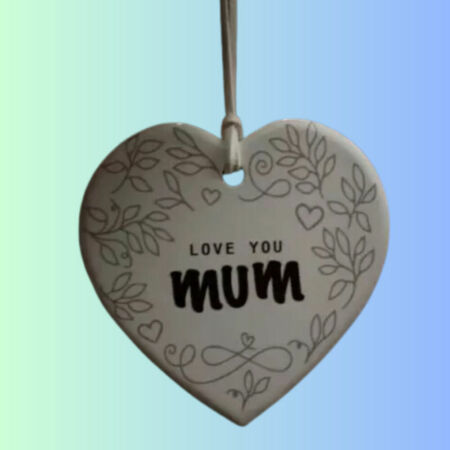 Ceramic heart "Love you mum"