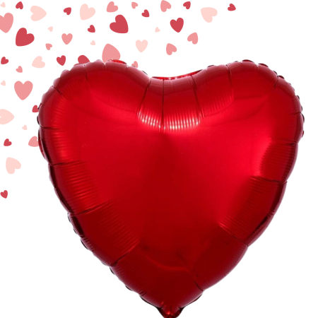 Foil heart balloon