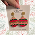 Christmas Bauble earrings